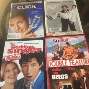 PREOWNED used wear and tear Adam Sandler 4 dvd bundle